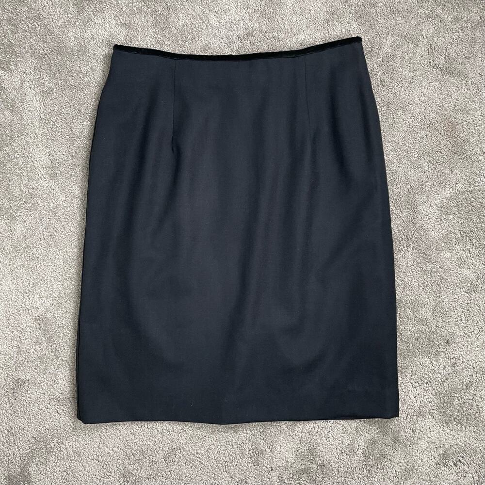 Brooks Brothers Classic Navy Pencil Skirt